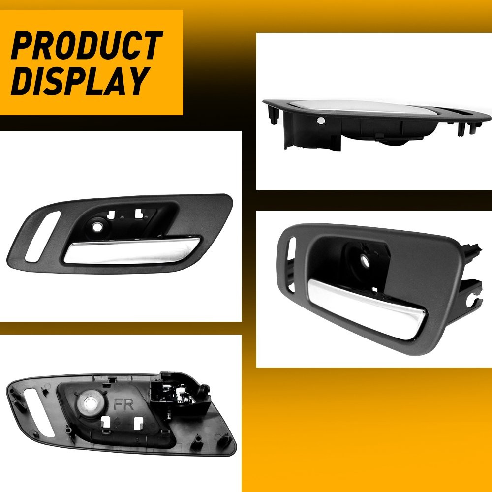 2pcs For 2007-2013 Avalanche Chevy Interior Door Handle Front Left Right EAH