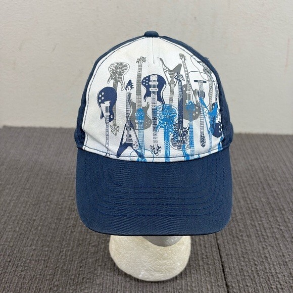 Guitars Baseball Hat Strapback Cap Kids Adjustable Boys Blue White Target