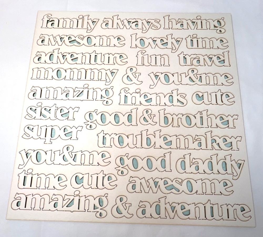 Mintay Chippies Chipboard Decor Elements Family Set  MT-CHIP2-D51