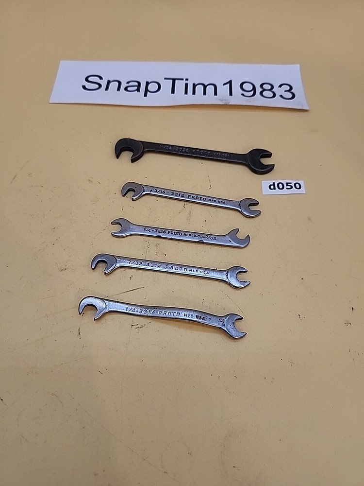 PROTO  Obstruction Ignition Wrenches 3322,3312,3314,3316,3216  5pc