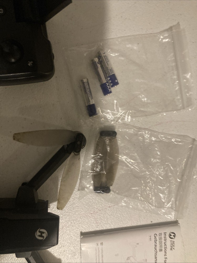 Holy Stone Drone HS440+Battery And Controller W Extra Batteries(See Description)