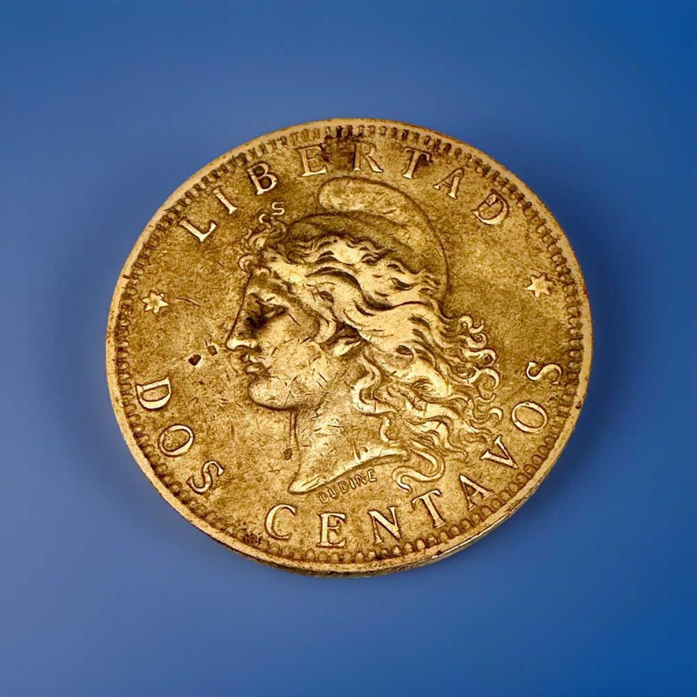 Argentina 2 Cents 1888 / VF Uncertified
