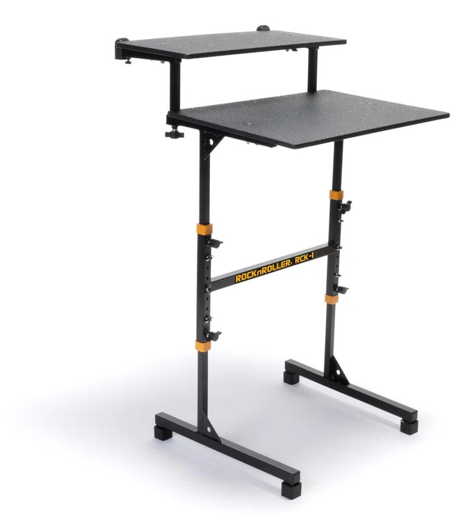 Rock N Roller RCK-1 H-frame 2-tier Compact Keystand - Shelf Bundle