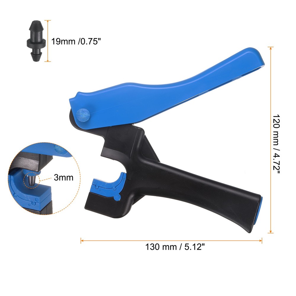 21pcs 4mm Drip Irrigation Hole Punch with Easier 1/4" Fitting Emitter Insertion