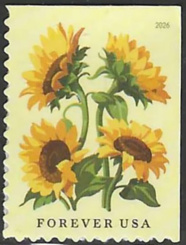SC#6067 - 2026 Sunflower Booklet Single MNH