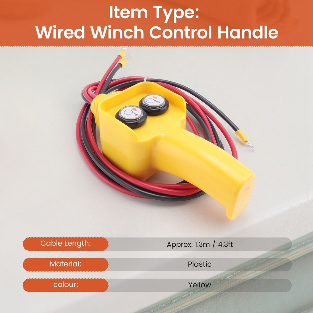 Car Winch Remote Control Winch Remote Control Button Kit Wired Winch9983