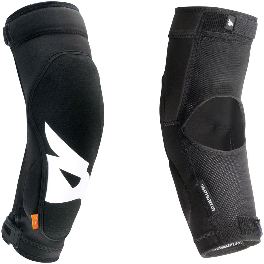 Bluegrass Solid D3O Elbow Pads with Fabric - Impact-Resistant, Adjustable