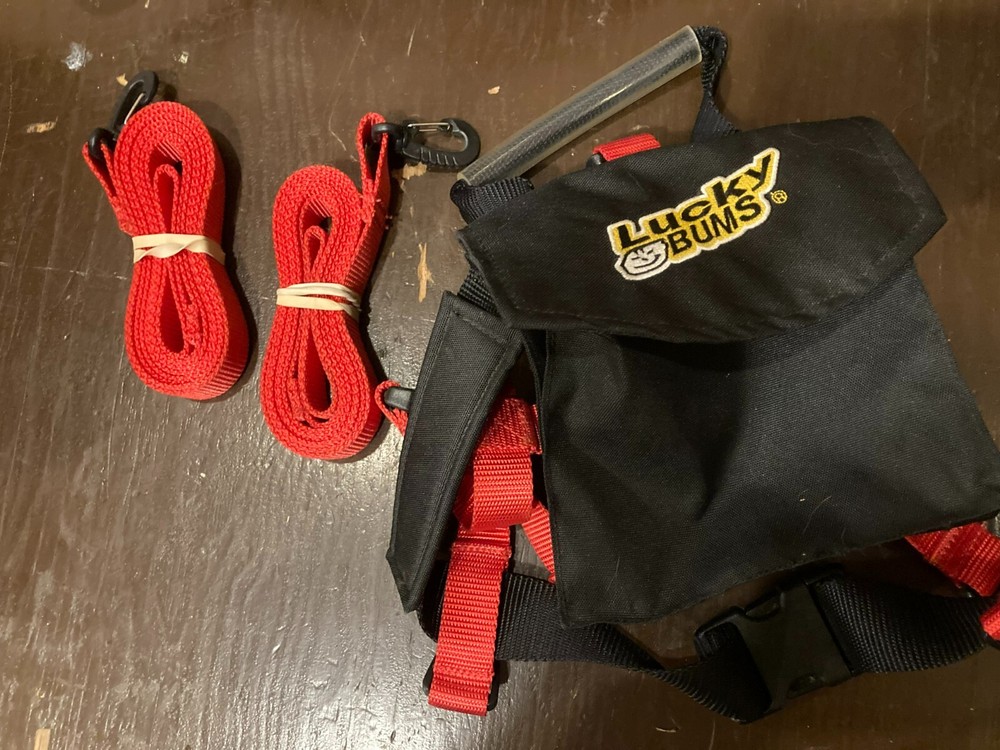 lucky bums ski skiing harness kid kids handle leash leashes trainer training kit