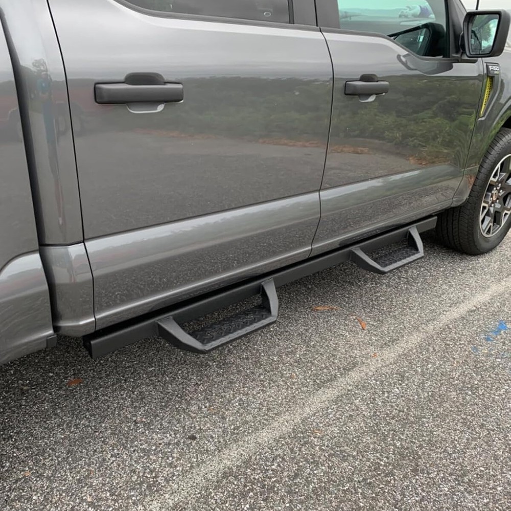 FOR 2005-2023 Tacoma Double Cab/Crew Cab Drop Side Steps Nerf Bar Running Board