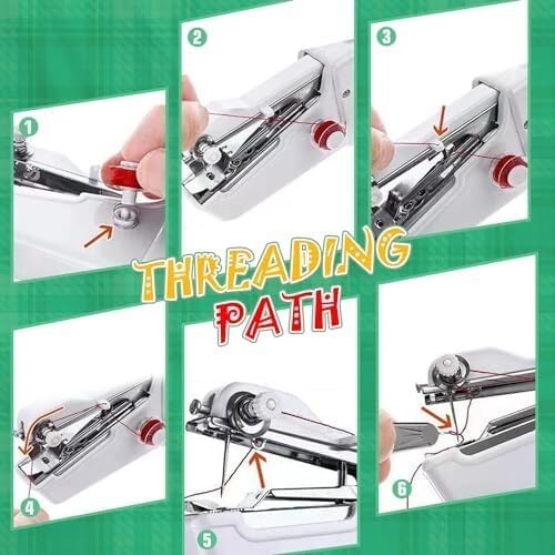 Portable Handheld Sewing Machine Handy Mini Sewing Machine for Beginners Adults