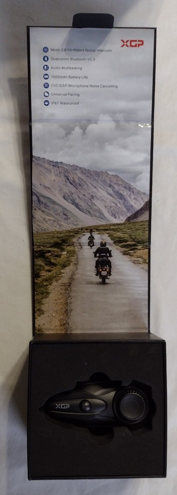 X10 10 Riders Group Mesh Motorcycle Intercom,3000m Motorcycle Bluetooth 5.3