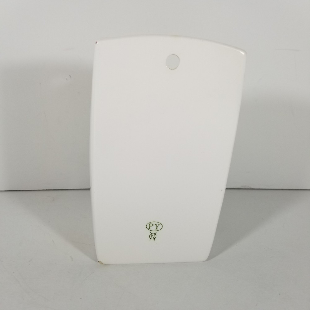 Py Wall Pocket Matches Wall Hanging White Ceramic Match Safe Vintage