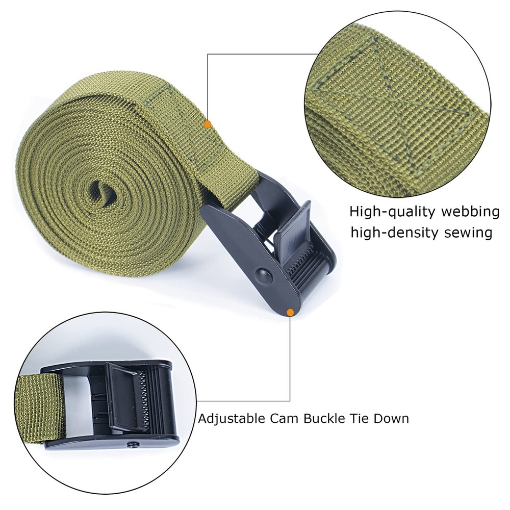 WILLWIN Tree Stand Stabilizer Straps, Accessories, Large, Green