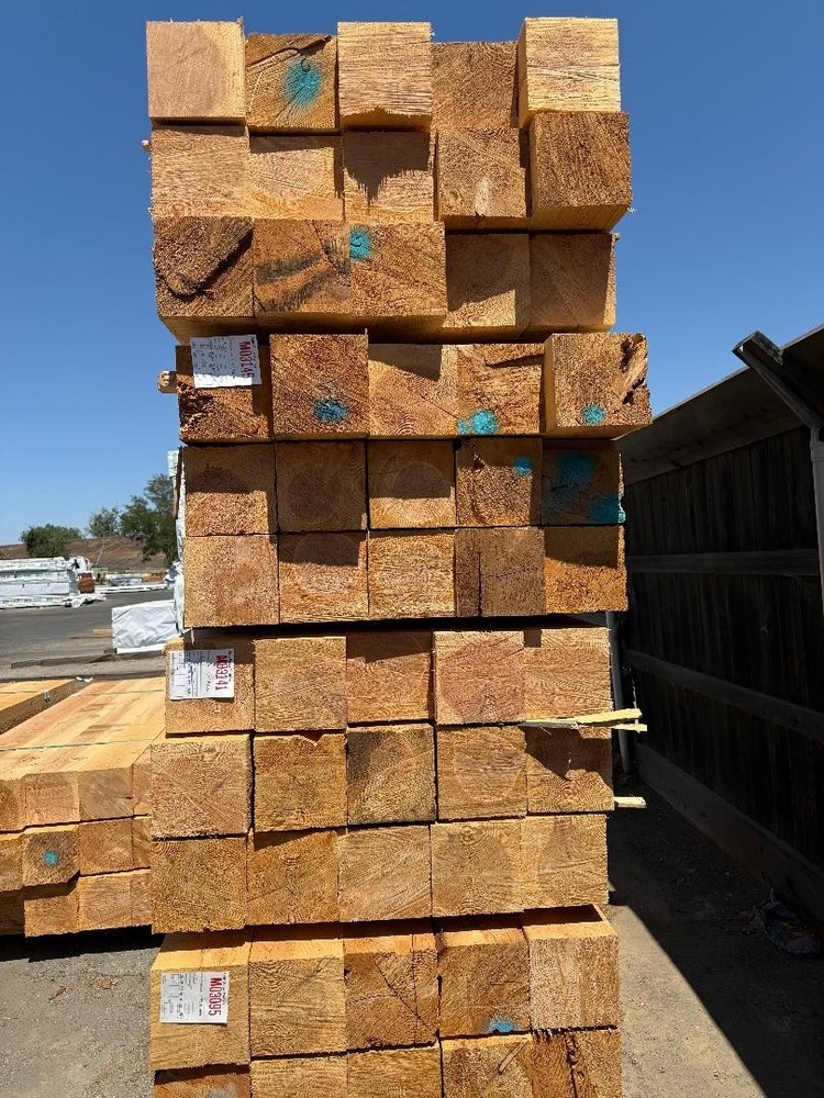 6x8 Western Cedar beams (24')