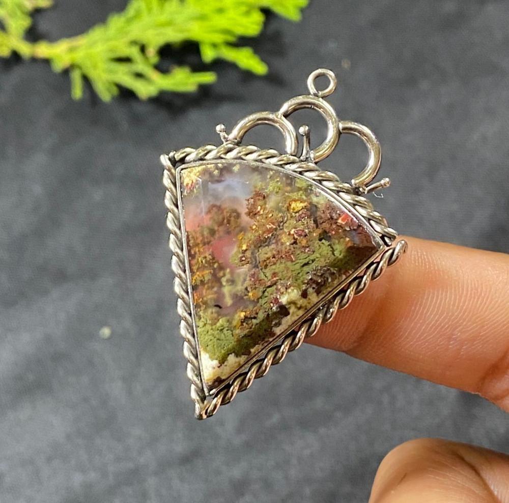 Moss Agate Pendant