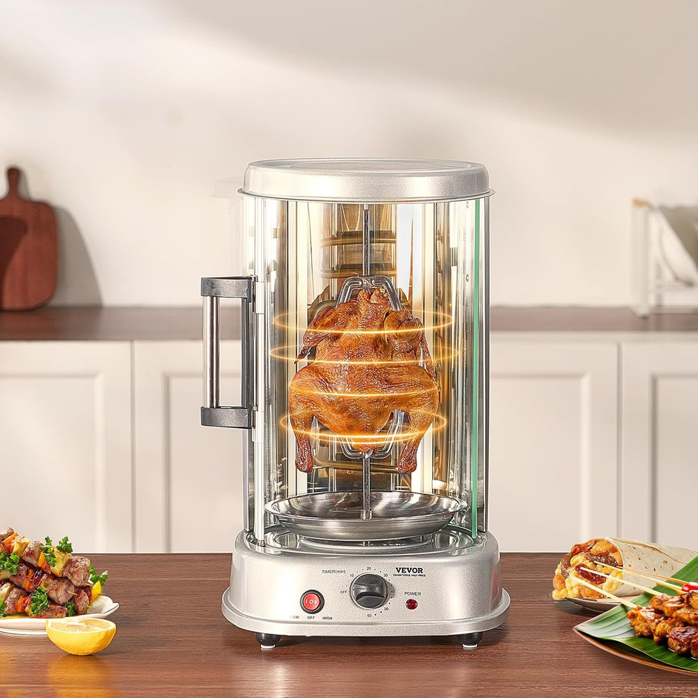 Shawarma Grill Machine, Vertical Chicken Shawarma Cooker Machine Countertop, Ele