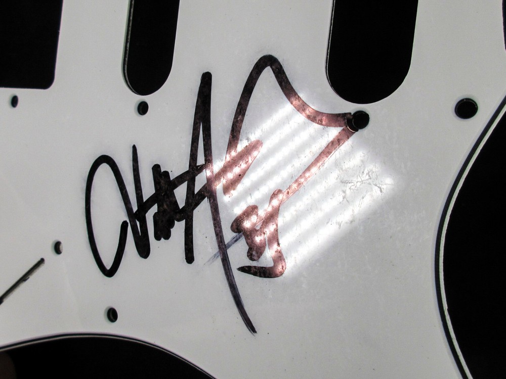 Billy Strings Signed Autographed RENEWAL Stratocaster Guitar Pickguard PROOF JSA