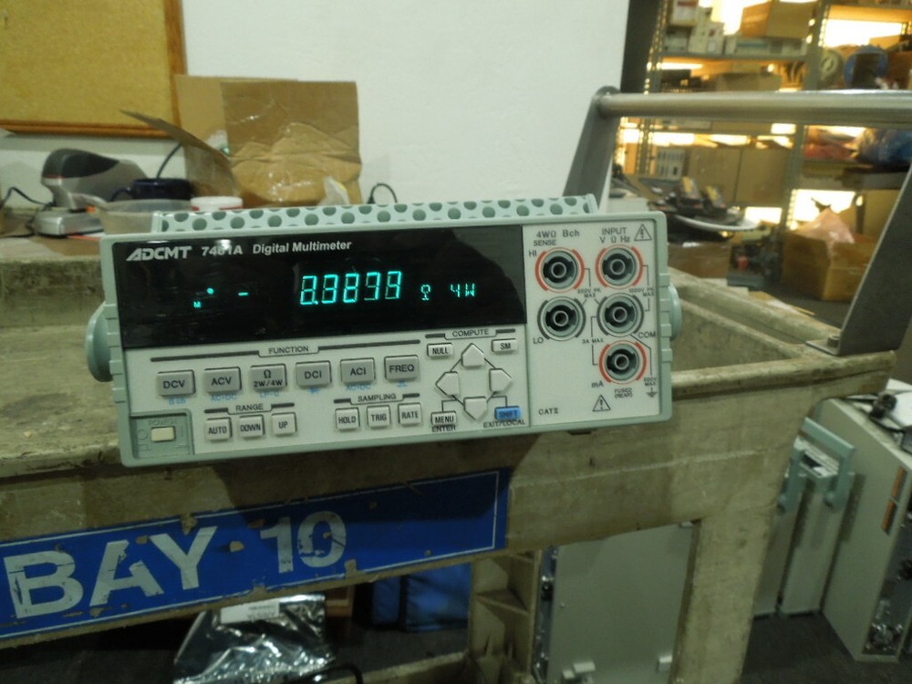 ADCMT Model: 7461A Digital Multimeter.  5½ Digit. Completes Self Test