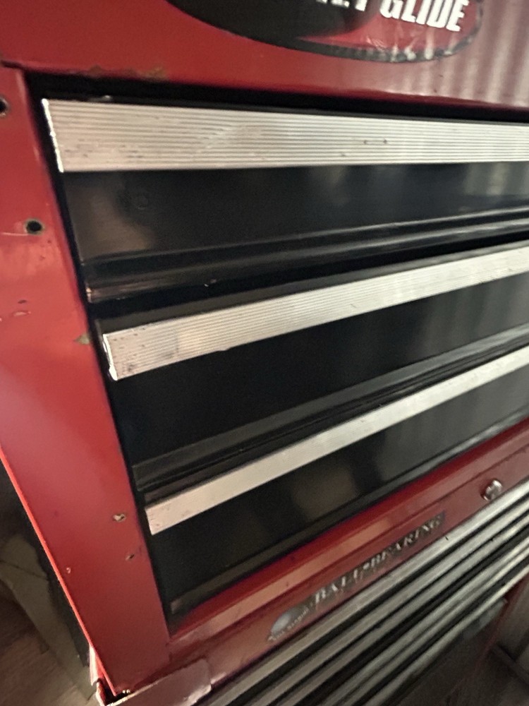 Rare Craftsman 18” DEEP Middle Intermediate Tool Box Chest 3 Drawer Red 2008