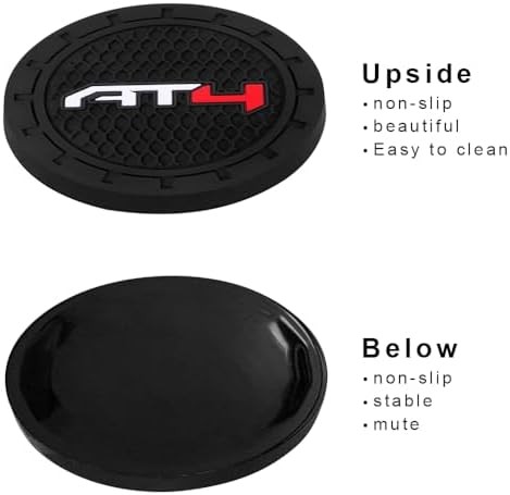 2 Silicone Cup Holder Coasters for Car