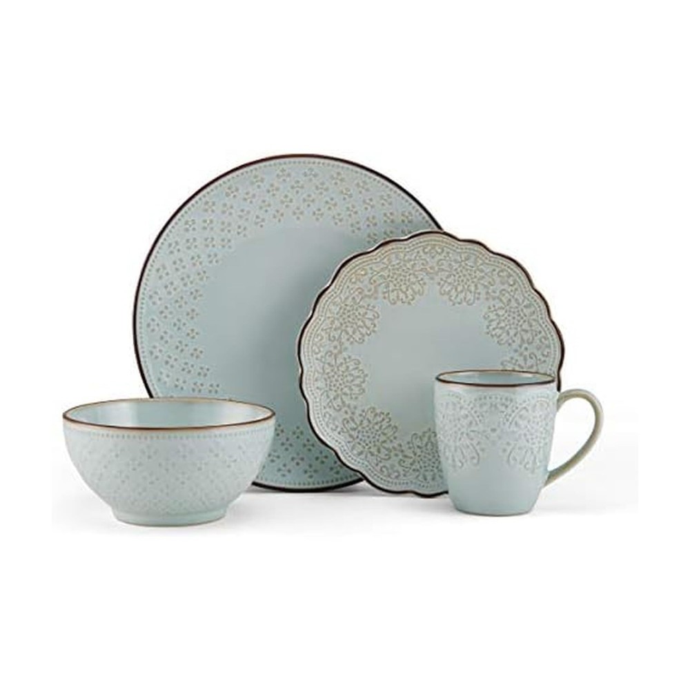 Joanne 16 Piece Dinnerware Set, Service For 4