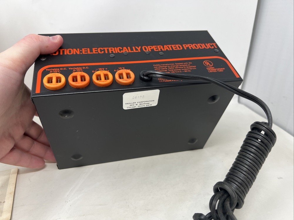TROLLER Autopulse TwinTranspak 5 Model 5500 Model Railroad Transformer