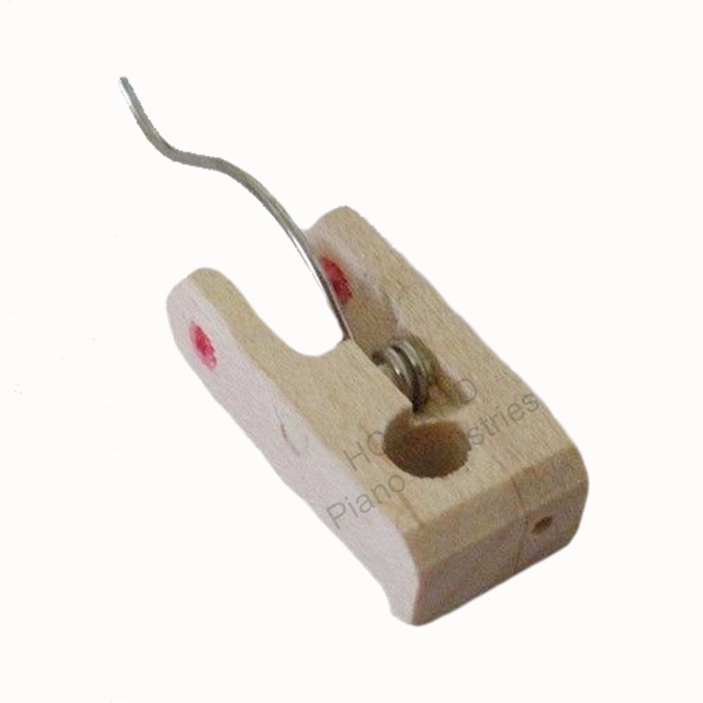 Piano Damper Flange Replacement Wood With 1'' Spring For Spinet & Console Pianos