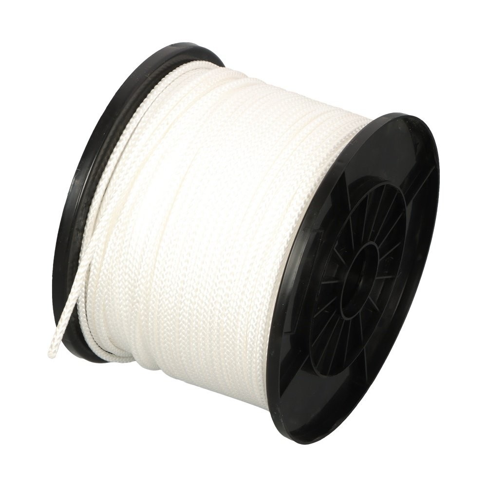 3/16 Inch x 500 Feet White Polypropylene Tying Twine Pulling Pull Line 8 Strand