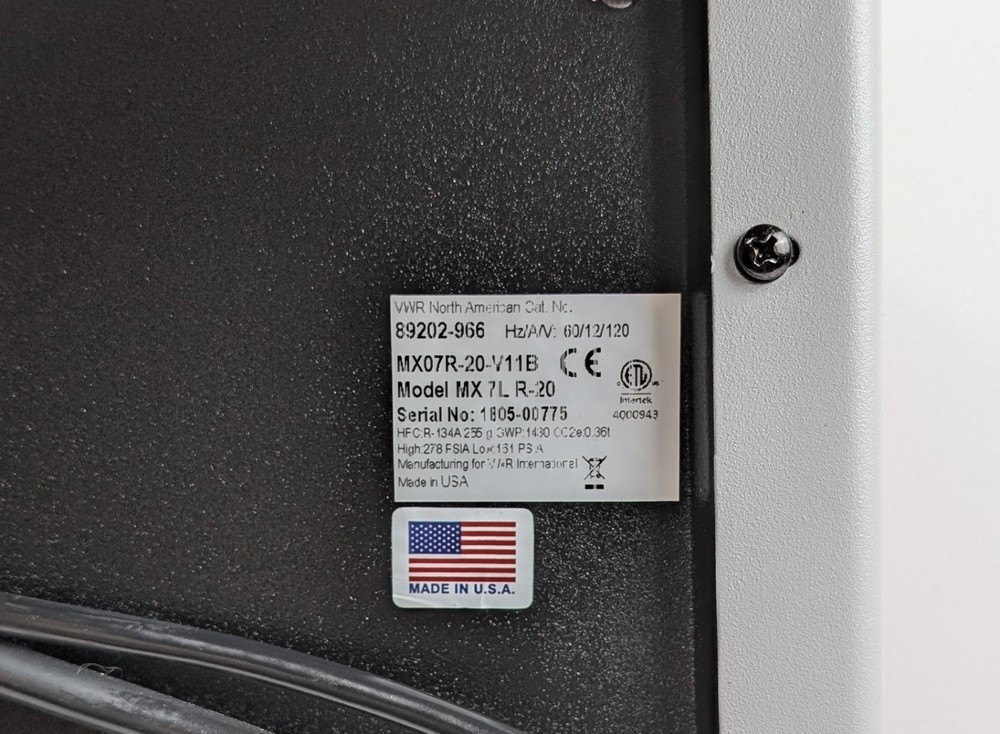 VWR/PolyScience MX 7L R-20 Refrigerated Circulating Bath-Tested