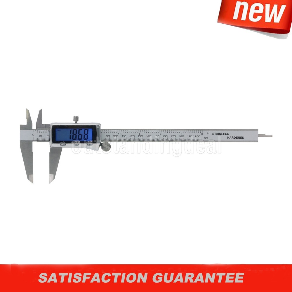 MiYee MY-702-200 0-200mm Digital Vernier Caliper with Back Light Function os67