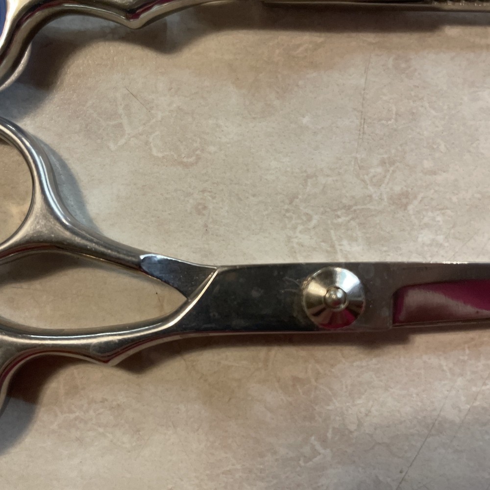 Dog Grooming Scissors Set with Safety Round Tip 2 Pack Curved Scissors