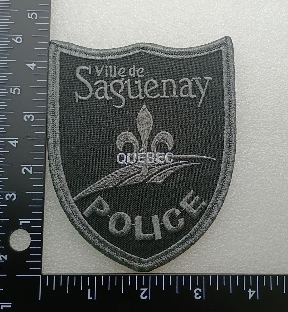 Ville de Saguenay Quebec Police Patch
