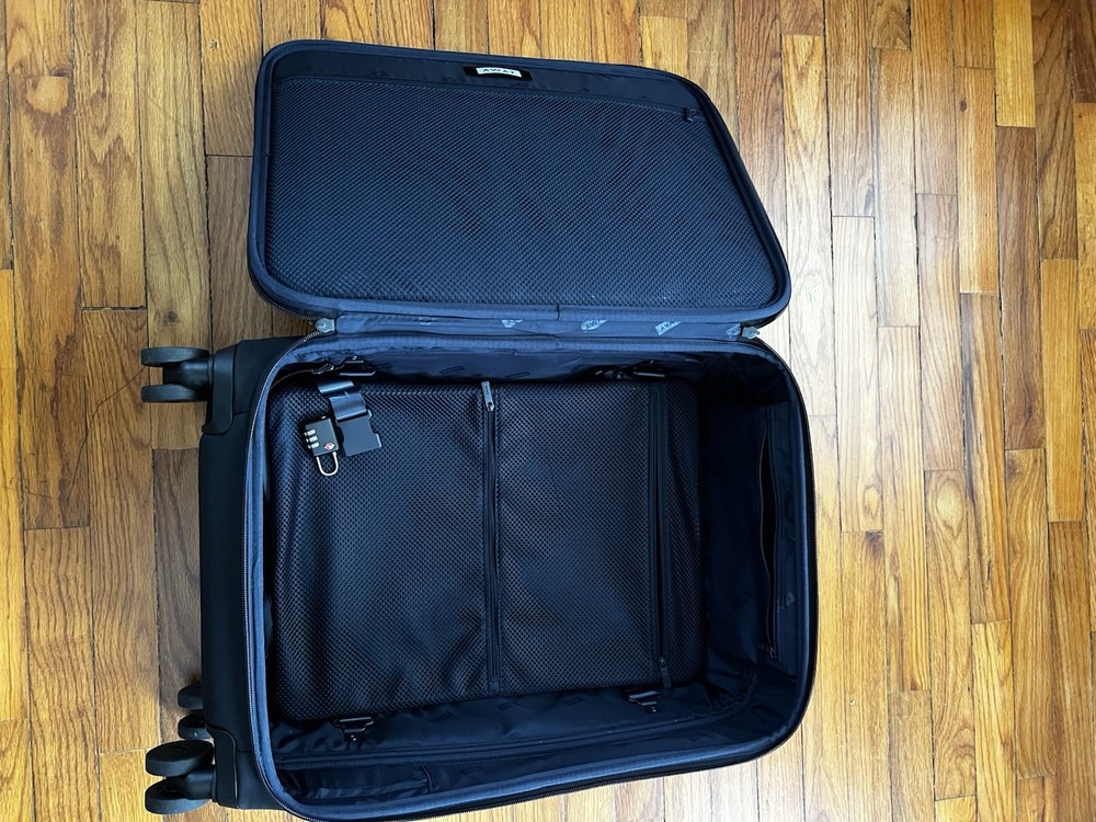 Away Softside flex carry on Expendable Luggage Black