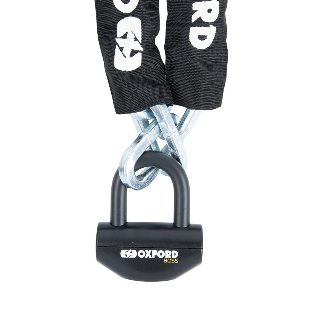 Oxford Boss Lock & Chain 12mm x 1.2m Motorcycle Security Device