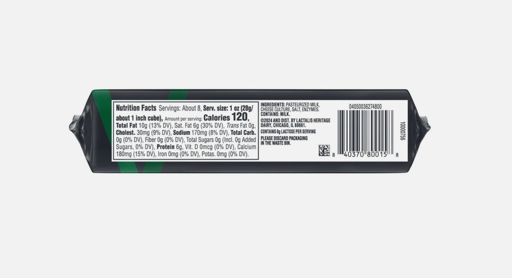 Cracker Barrel Vermont Sharp White Cheddar Cheese, 8 oz (3 pack)