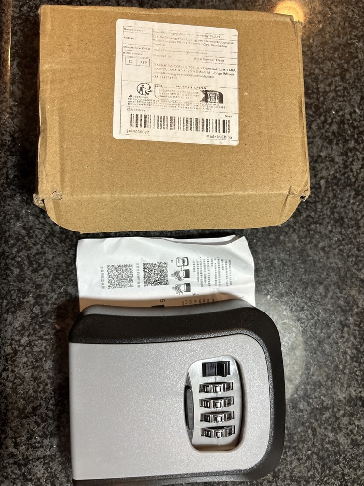 Lock Box House Key Wall Mount Waterproof Key Combination Lock Box New