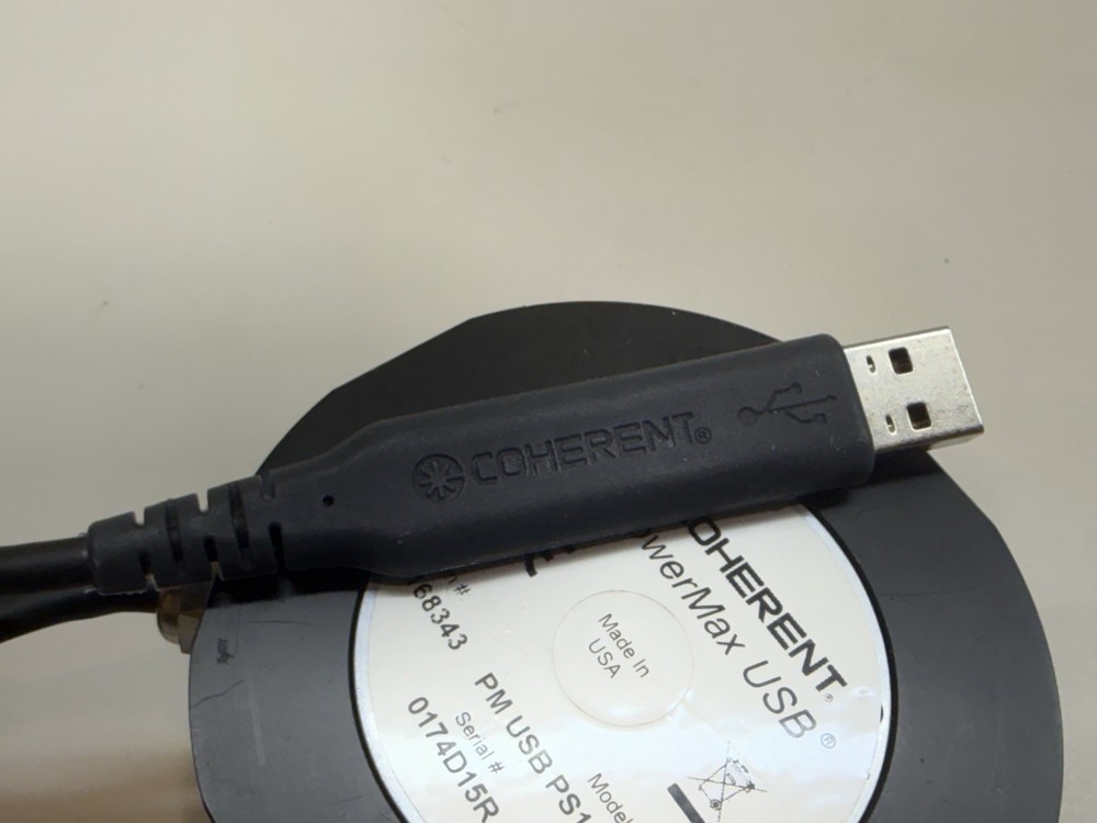 COHERENT THERMOPILE POWERMAX USB Model: PM USB PS19Q $2550