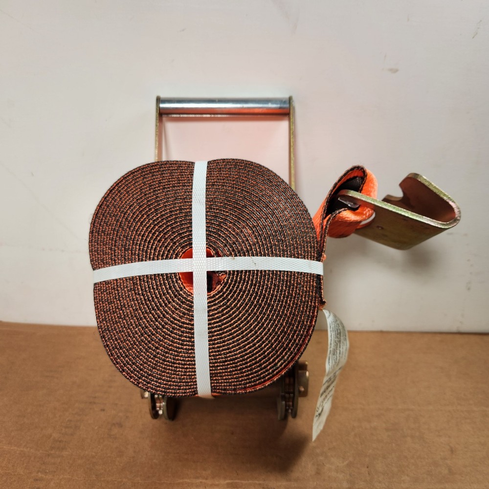 Vulcan Pro Series 4 Inch Flat Hook Ratchet Strap 5400 Lb