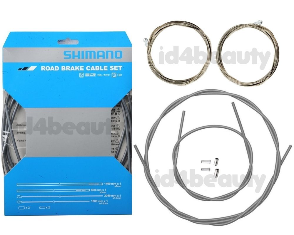 Shimano Road PTFE Brake Cable / Housing Set Y80098018 - Gray