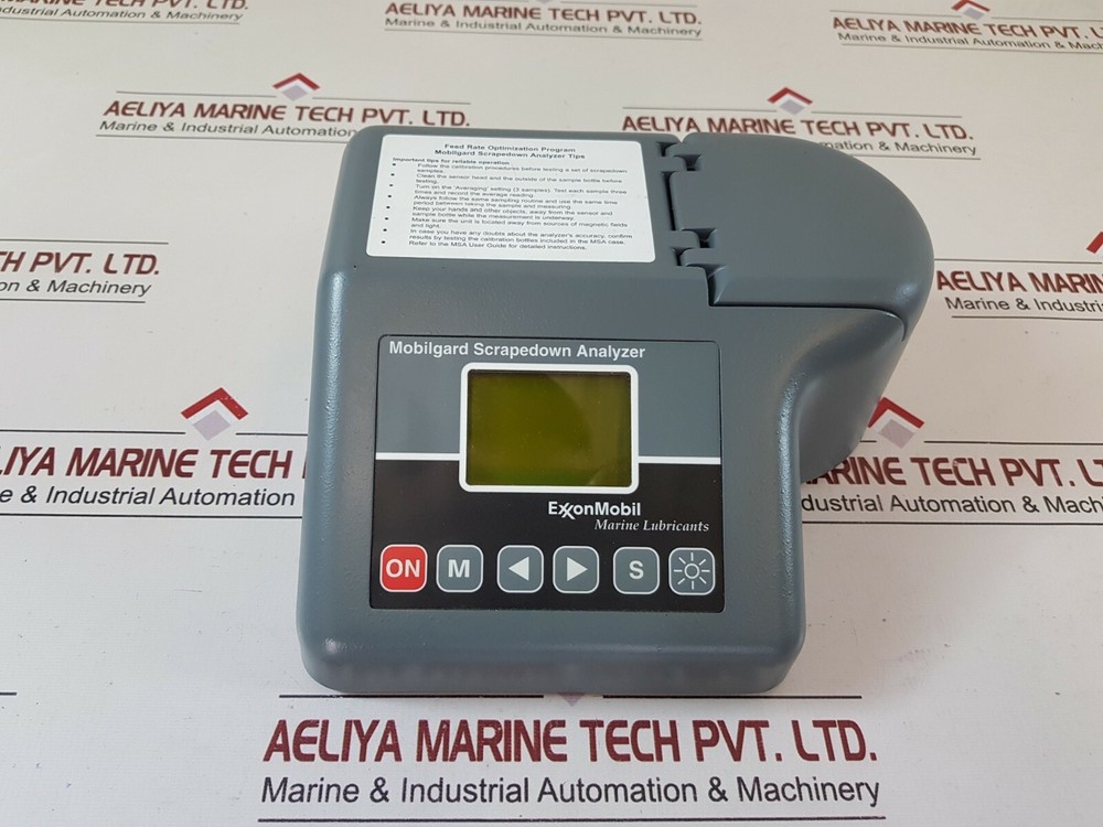 Exxonmobil as-k14483-em mobilgard scrapedown analyzer