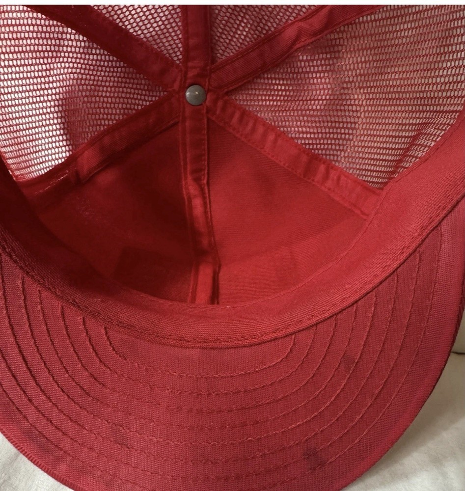 Purina Chows Red Mesh Snapback Hat Oberlin Milling Kansas Patch Hat