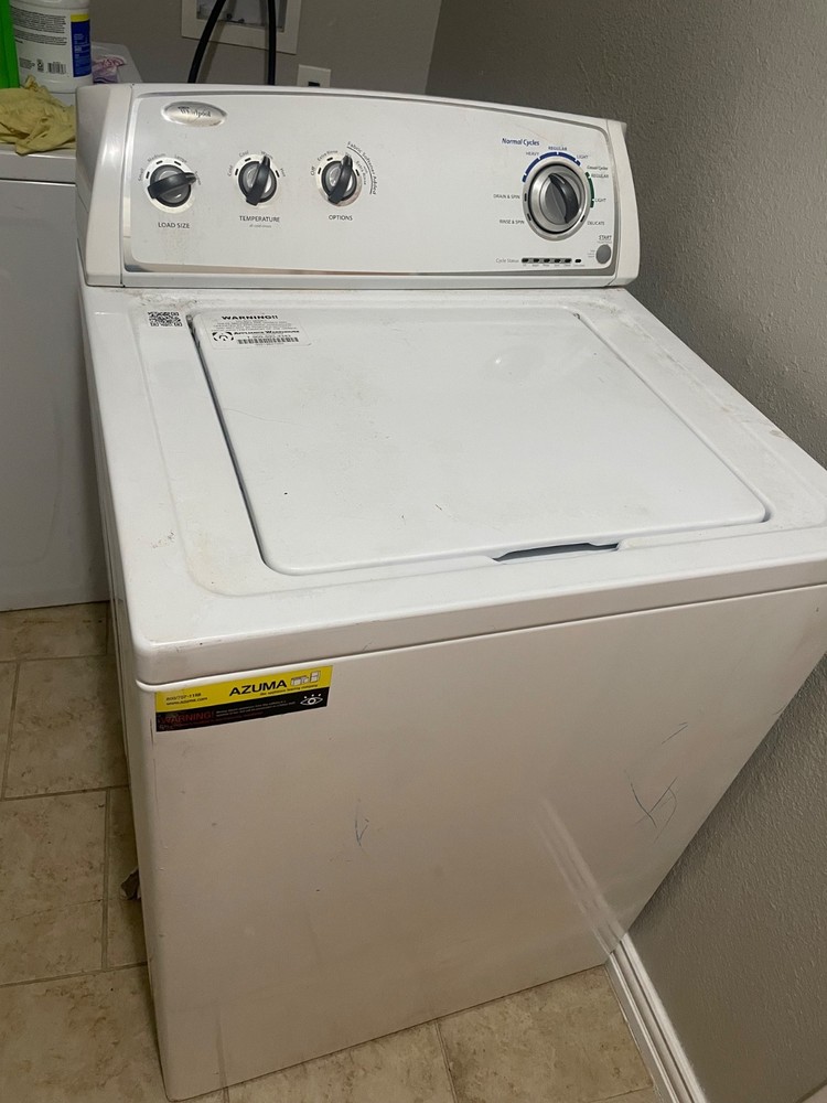 Whirlpool side by side washer and dryer