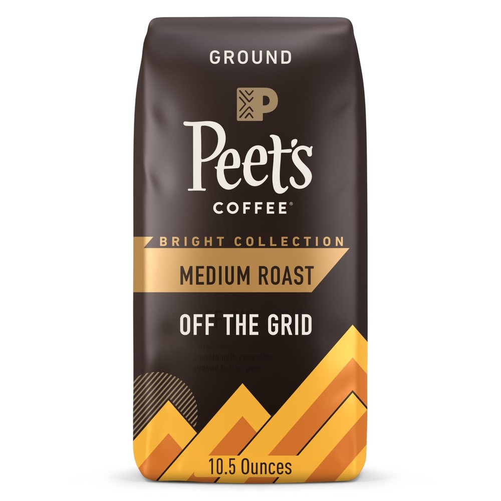 Medium Roast Ground Coffee - Off the Grid Blend 10.5 Ounce Bag