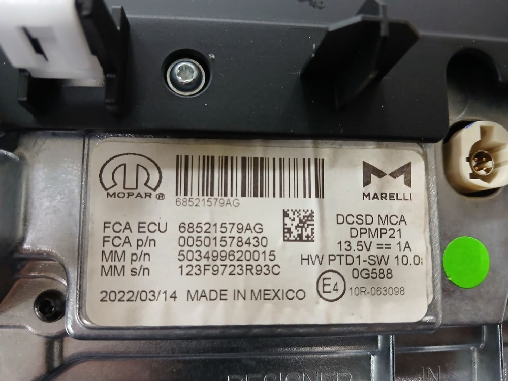 Info-GPS-TV Screen Display Screen Fits 22-25 COMPASS 3189658