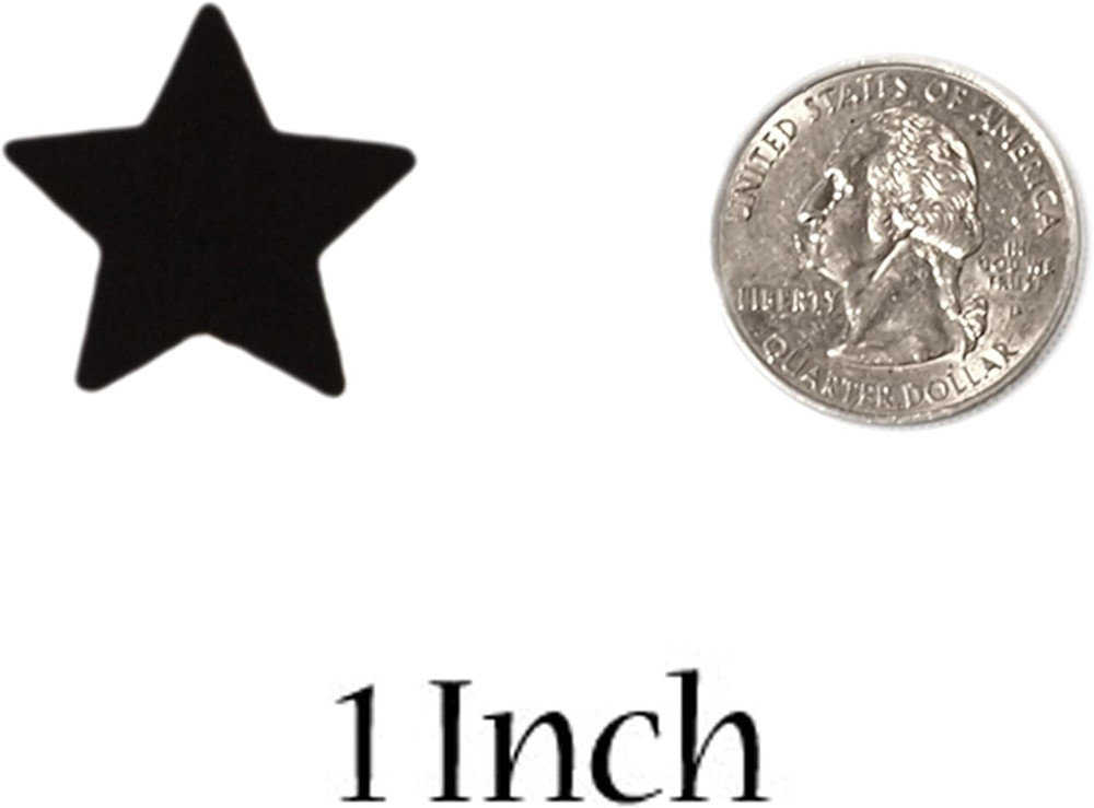 1 Inch 140Pc Felt Stars (Yellow)