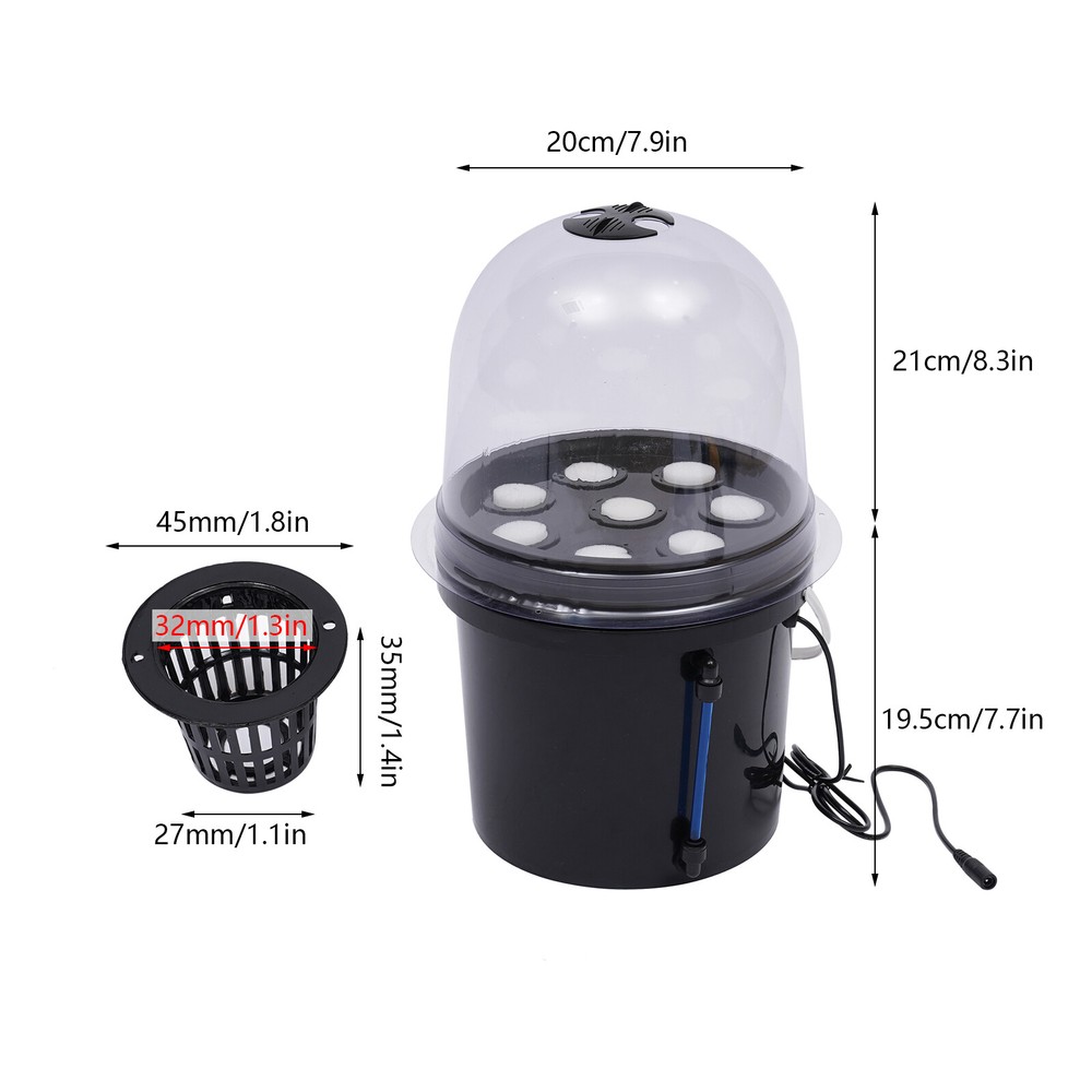 Hydroponic Growing Kit Cloning System Aeroponic Propagation Kit High Production