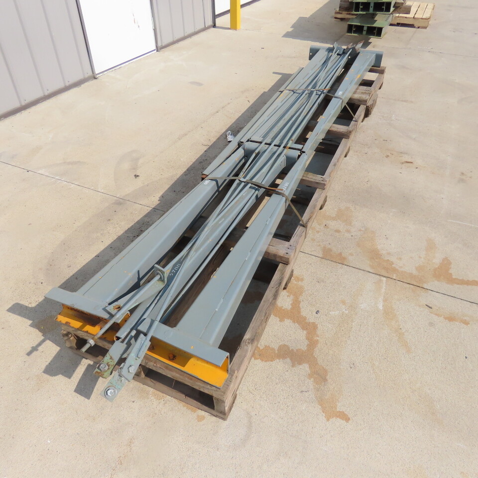 12' Tall Single Sided Cantilever Storage Rack 48" Deep 6' W In-between Arms