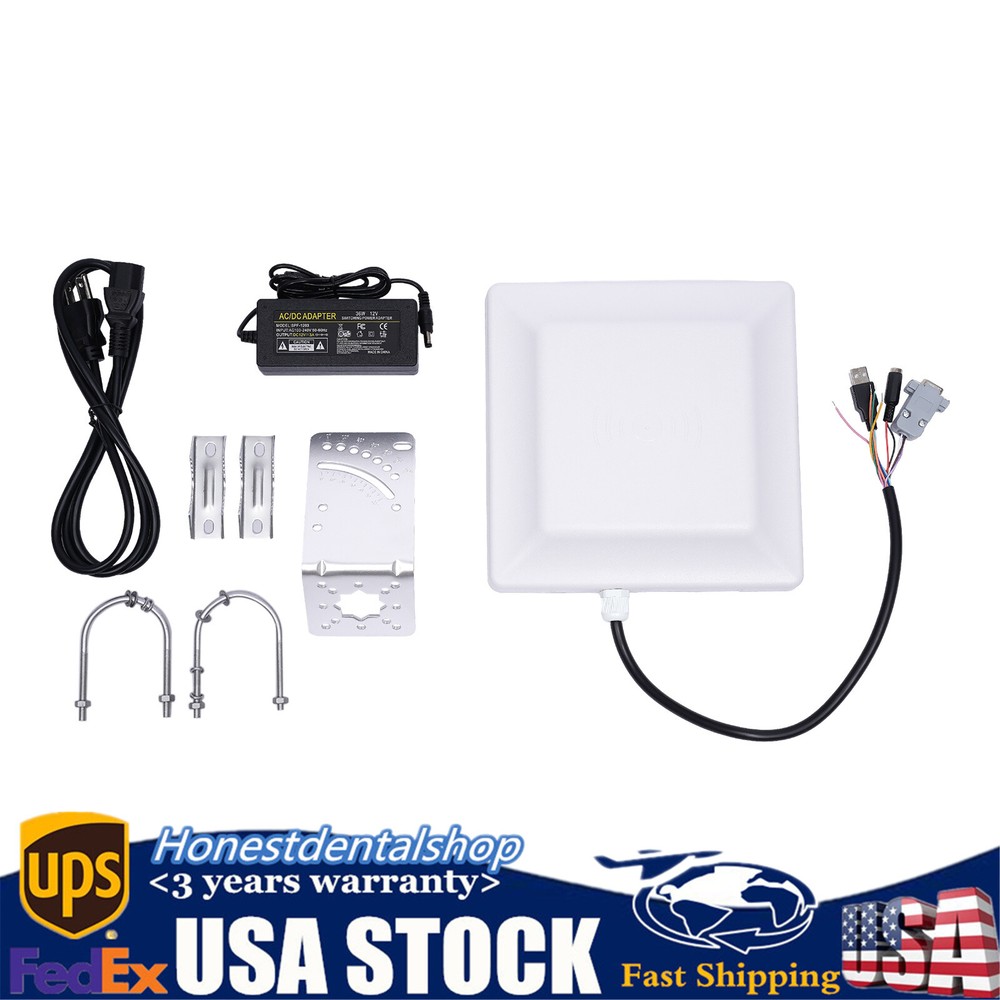 IP65 UHF RFID Long Range Card Reader Wiegand 8dbi Parking System Access Control