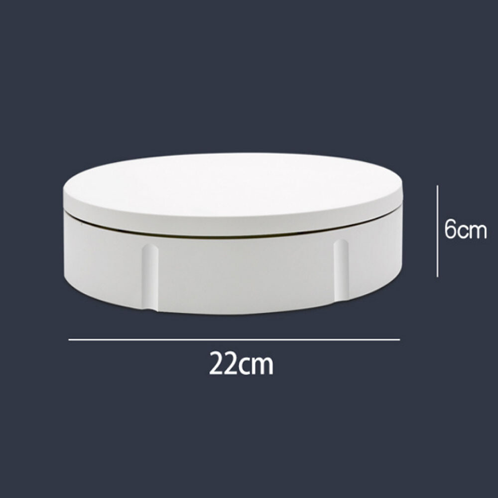 Remote Control Motorized Turntable Visualizer Rotating Shooting Stage Stand 22CM