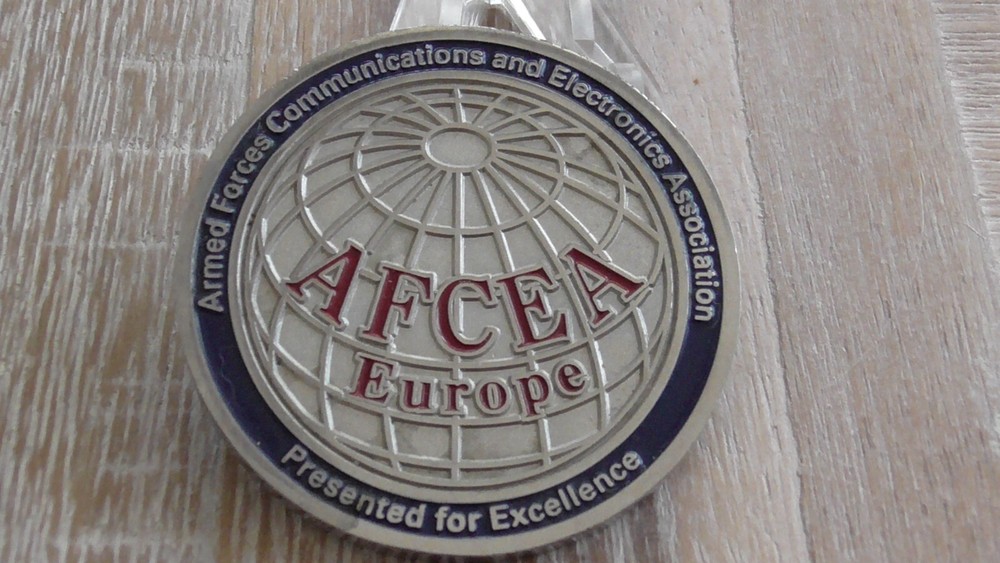 AFCEA Europe Armed Forces Communications & Electronics Assoc Challenge Coin A771